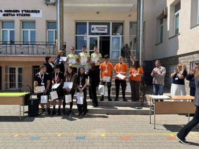 Първо място в областният кръг на Националното състезание по безопасност на движението по пътищата! 1