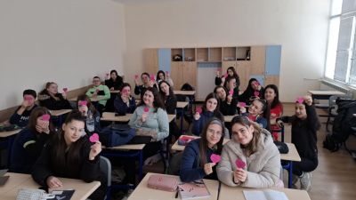 26 февруари - Ден на розовата фланелка и ненасилието в училище - СУ Екзарх Антим I - Казанлък